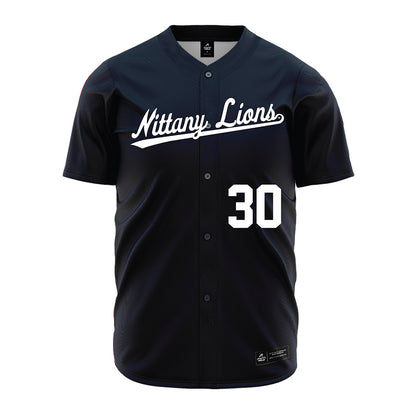 Penn State - NCAA Baseball : Leo Boucher - Navy Jersey-0