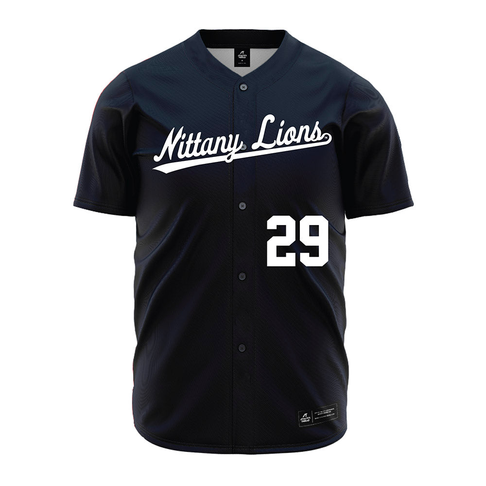 Penn State - NCAA Baseball : Carson Renner - Navy Jersey-0