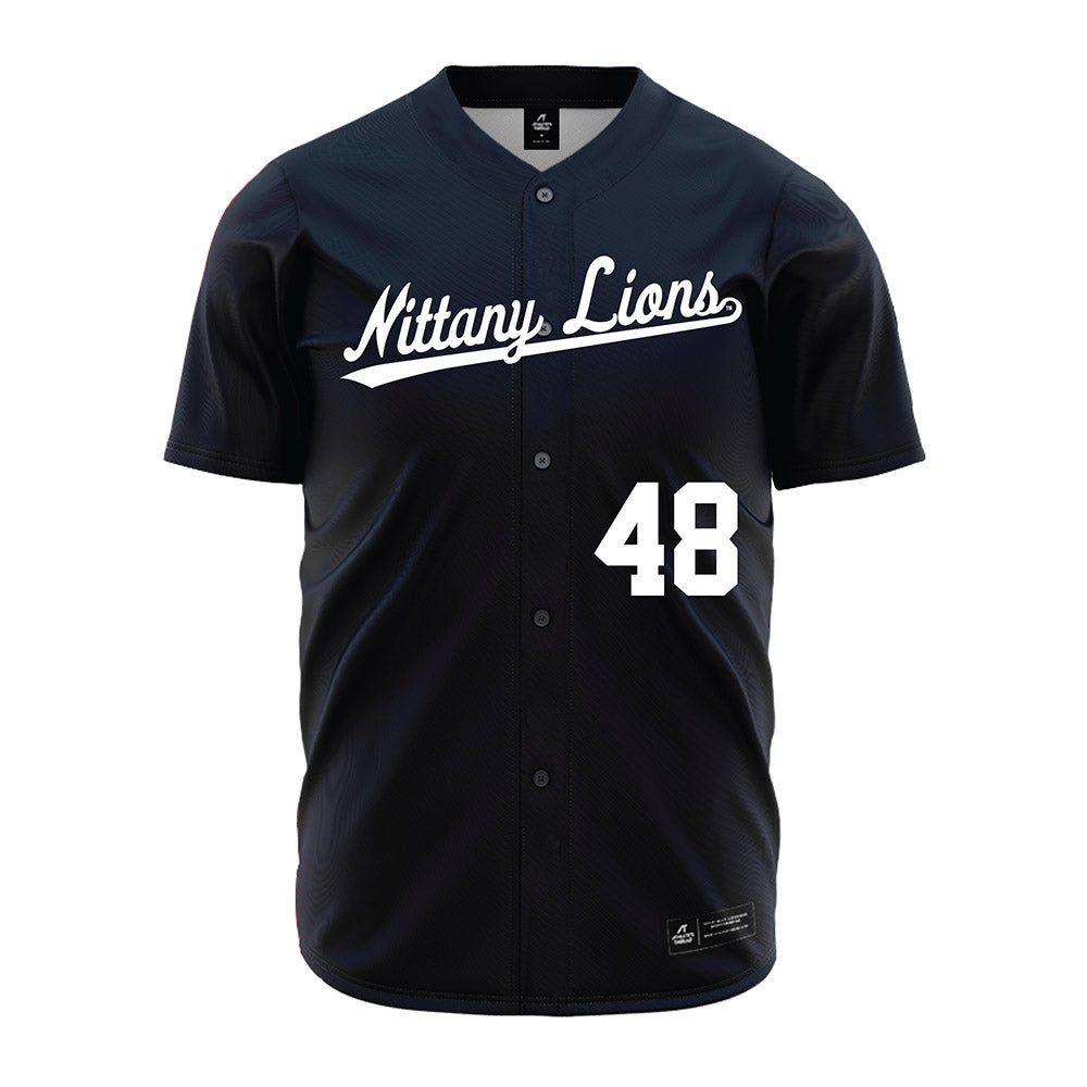 Penn State - NCAA Baseball : Harrison Lollin - Navy Jersey-0