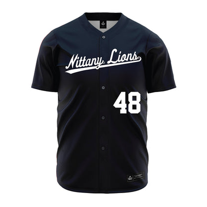 Penn State - NCAA Baseball : Harrison Lollin - Navy Jersey-0