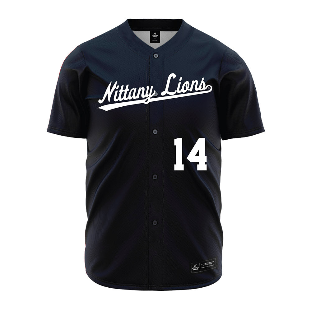 Penn State - NCAA Baseball : Nolan Stefaniak - Navy Jersey-0
