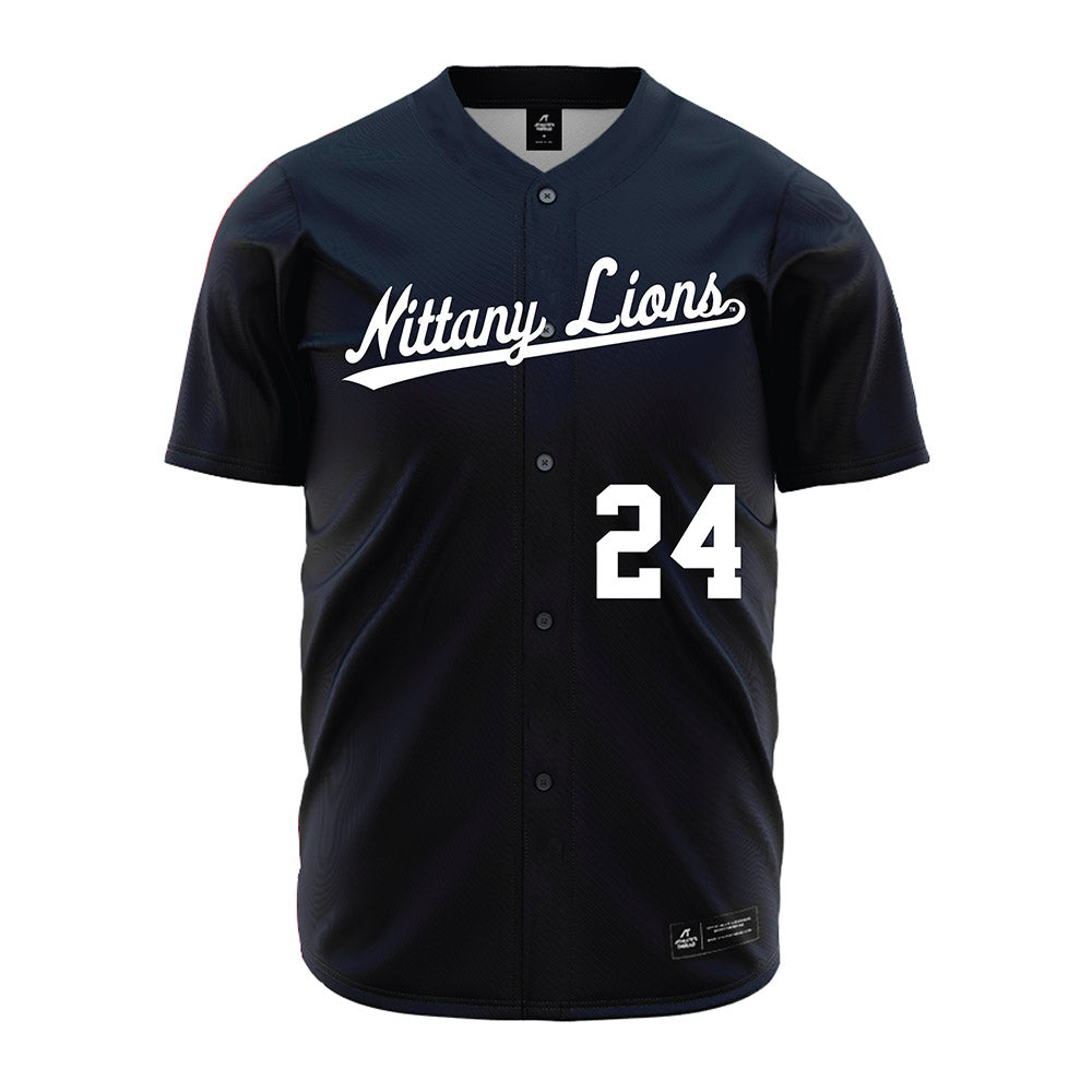 Penn State - NCAA Baseball : Jesse Jaconski - Navy Jersey-0