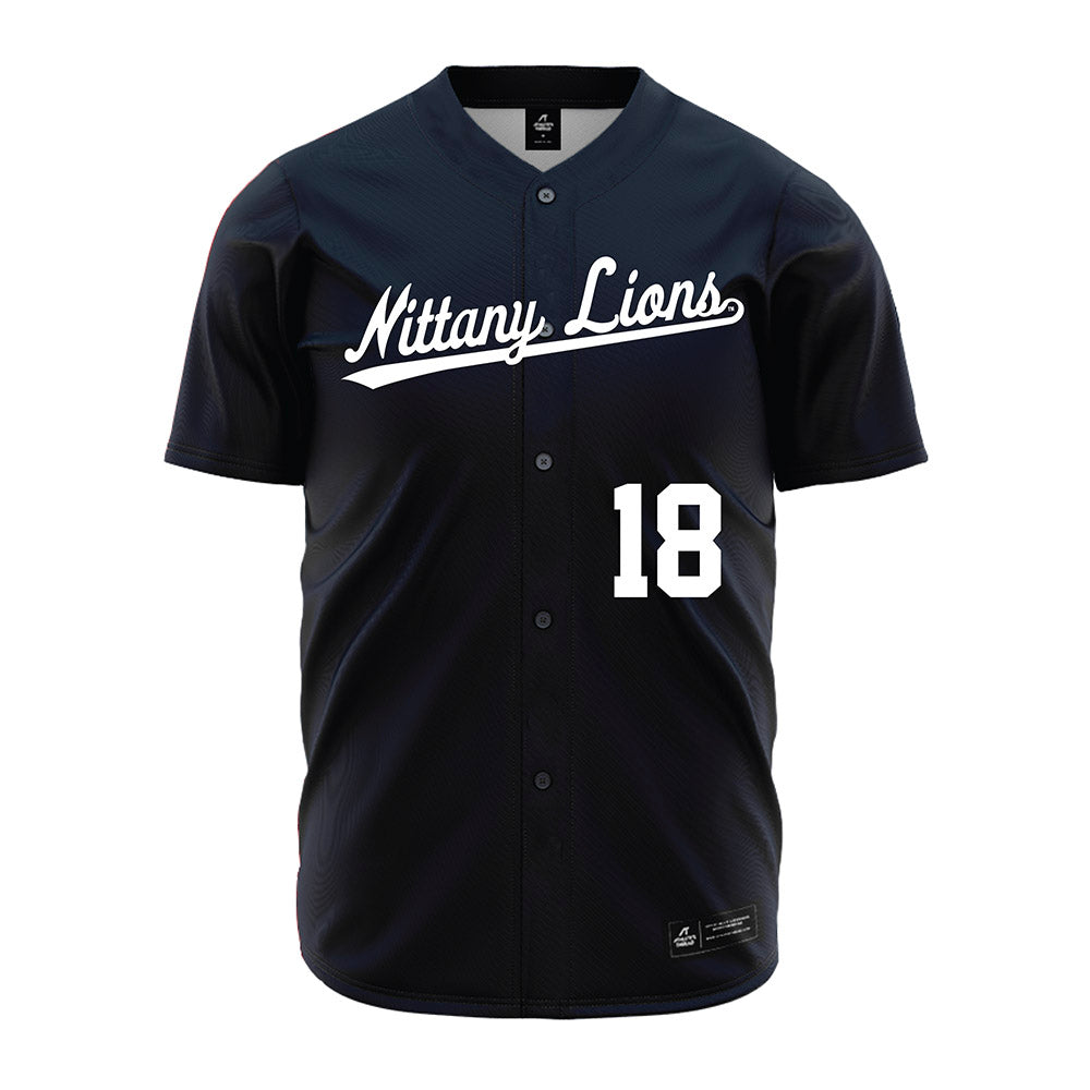 Penn State - NCAA Baseball : Avery Smith - Navy Jersey-0