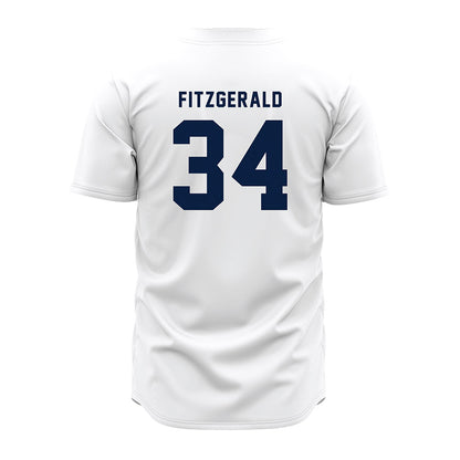 Penn State - NCAA Baseball : Colin Fitzgerald - White Jersey-1