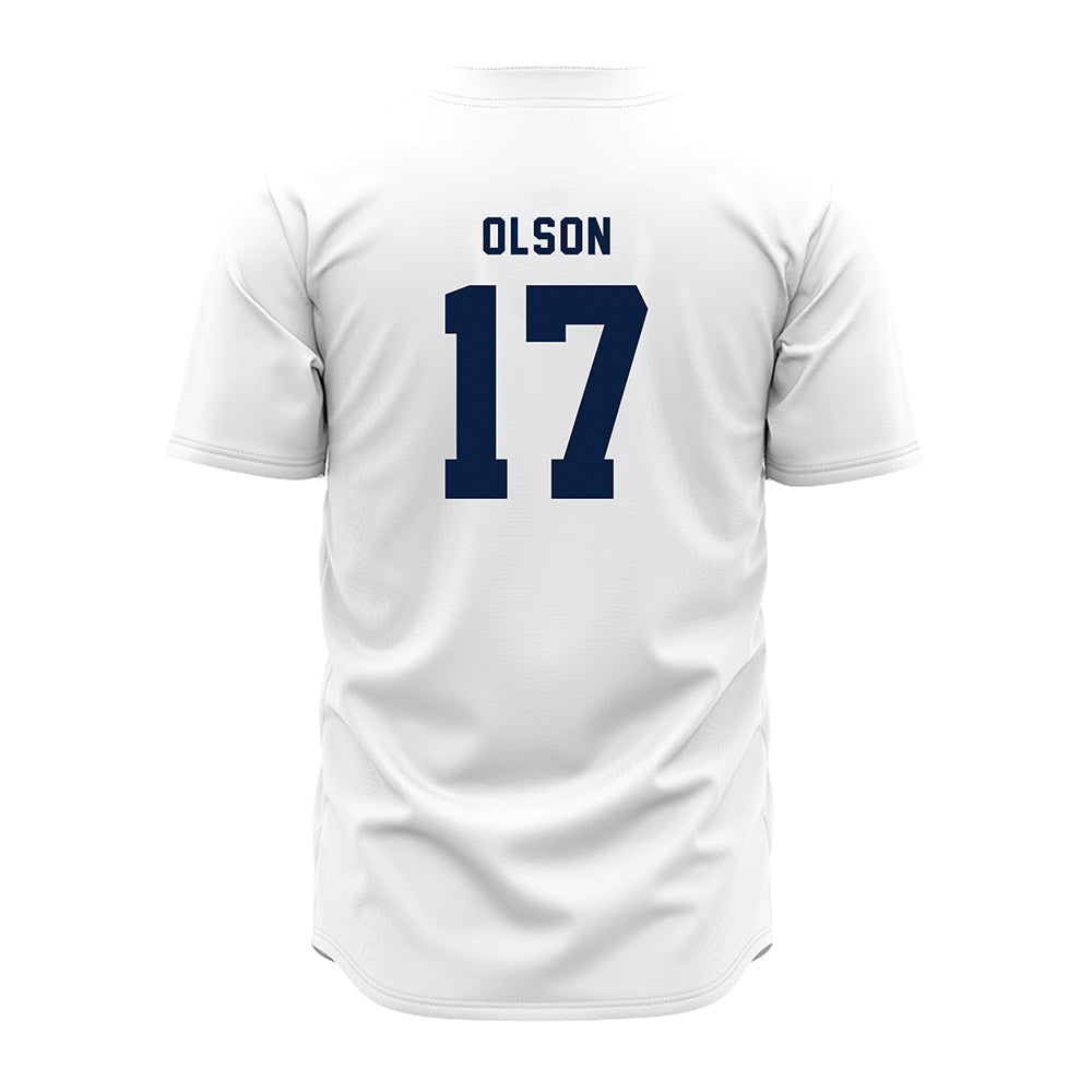 Penn State - NCAA Baseball : Logan Olson - White Jersey-1