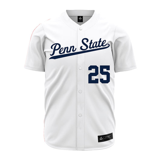 Penn State - NCAA Baseball : Robert Brown III - White Jersey-0