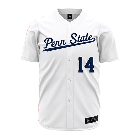 Penn State - NCAA Baseball : Jimmy Gray - White Jersey-0