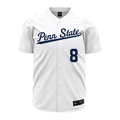 Penn State - NCAA Baseball : Michael Andeson - White Jersey-0