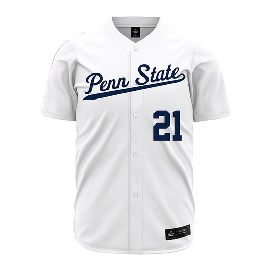 Penn State - NCAA Baseball : Ethan Bauerschmidt - White Jersey-0