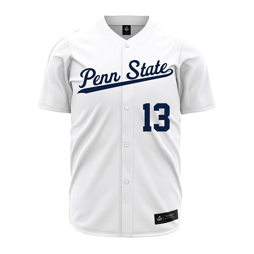 Penn State - NCAA Baseball : Jayden Davis - White Jersey-0
