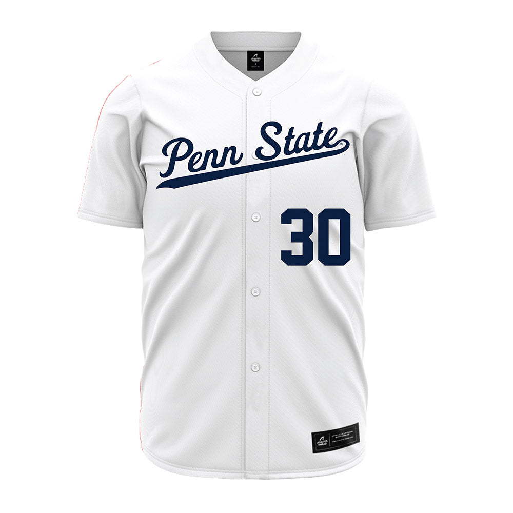 Penn State - NCAA Baseball : Leo Boucher - White Jersey-0