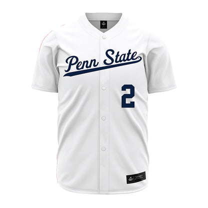 Penn State - NCAA Baseball : Spencer Barnett - White Jersey-0