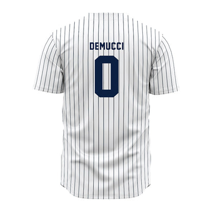 Penn State - NCAA Baseball : Joey DeMucci - Pinstripe Jersey-1