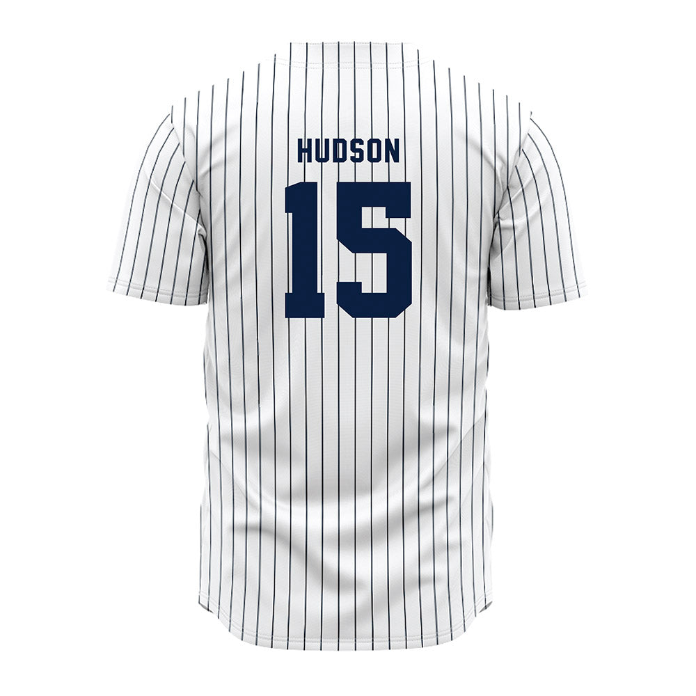 Penn State - NCAA Baseball : Ben Hudson - Pinstripe Jersey-1
