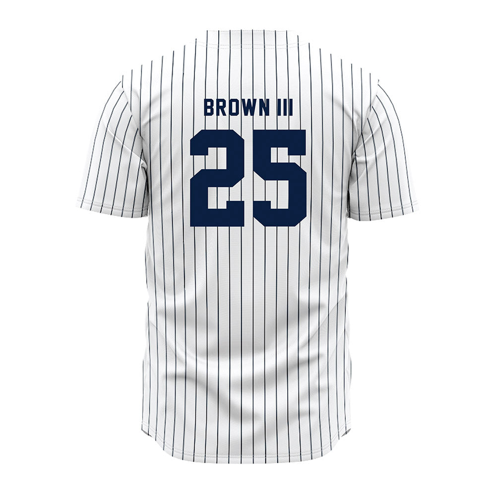 Penn State - NCAA Baseball : Robert Brown III - Pinstripe Jersey-1