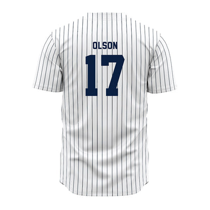 Penn State - NCAA Baseball : Logan Olson - Pinstripe Jersey-1