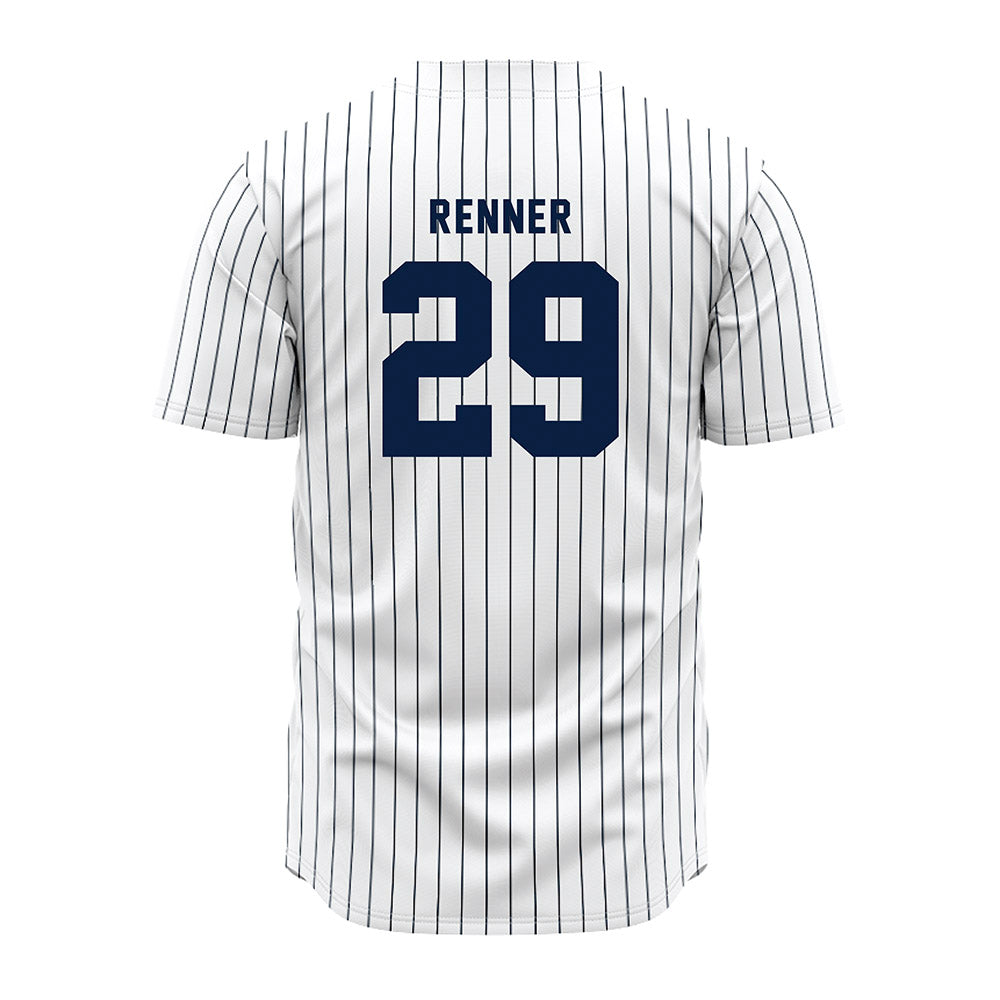 Penn State - NCAA Baseball : Carson Renner - Pinstripe Jersey-1