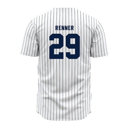 Penn State - NCAA Baseball : Carson Renner - Pinstripe Jersey-1