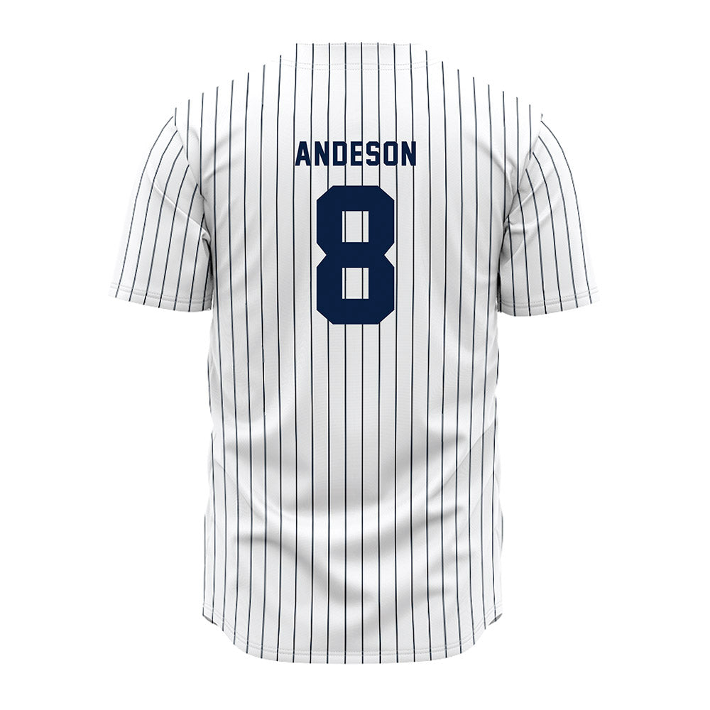Penn State - NCAA Baseball : Michael Andeson - Pinstripe Jersey-1