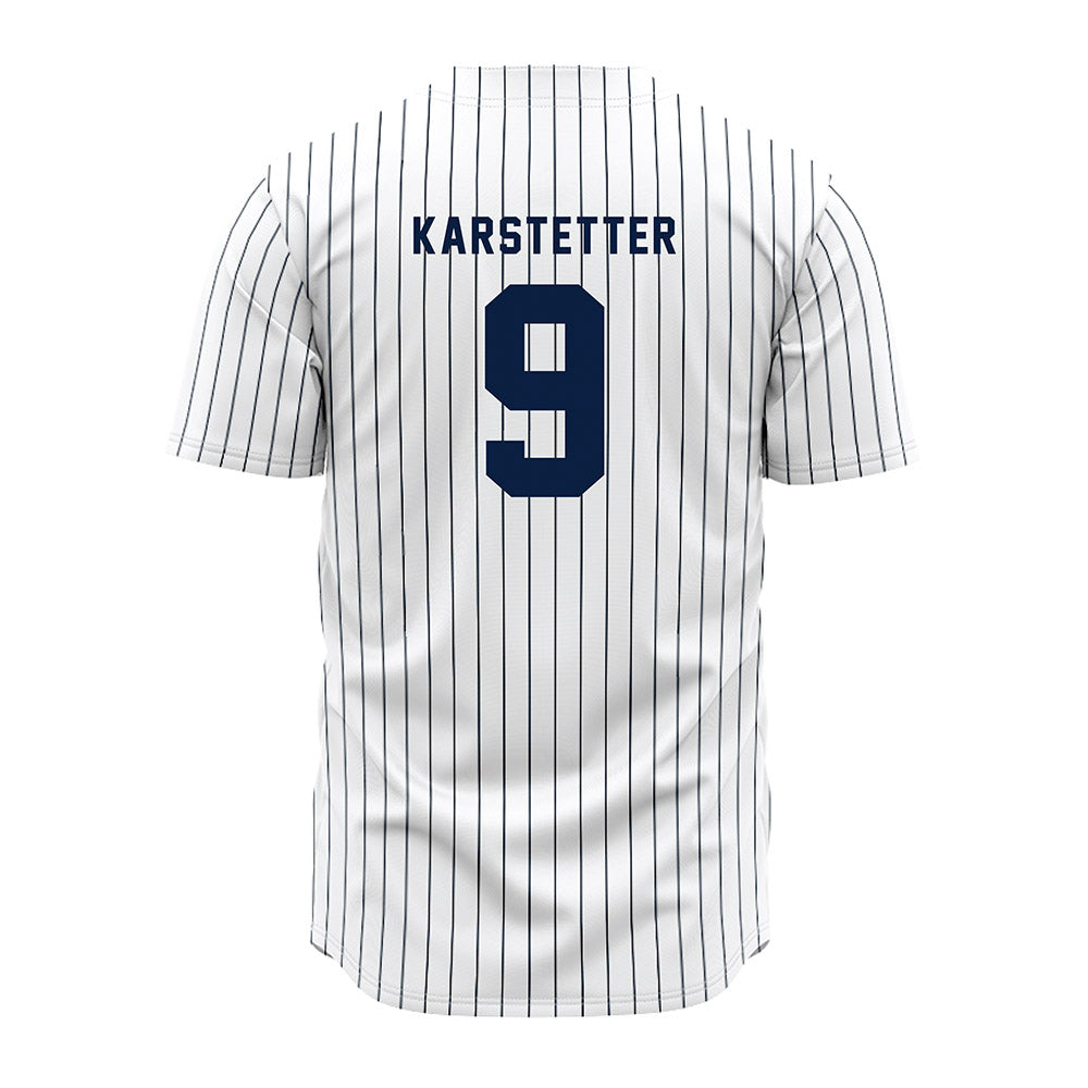 Penn State - NCAA Baseball : Kevin Karstetter - Pinstripe Jersey-1
