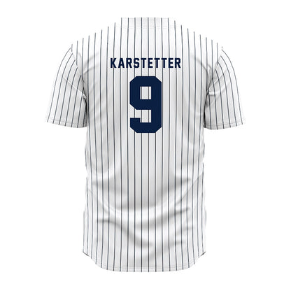 Penn State - NCAA Baseball : Kevin Karstetter - Pinstripe Jersey-1