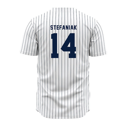 Penn State - NCAA Baseball : Nolan Stefaniak - Pinstripe Jersey-1