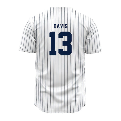 Penn State - NCAA Baseball : Jayden Davis - Pinstripe Jersey-1