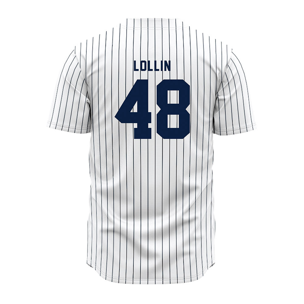 Penn State - NCAA Baseball : Harrison Lollin - Pinstripe Jersey-1