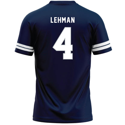 Penn State - NCAA Men's Lacrosse : Kyle Lehman - Navy Lacrosse Jersey -1