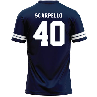 Penn State - NCAA Men's Lacrosse : Luke Scarpello - Navy Lacrosse Jersey -1