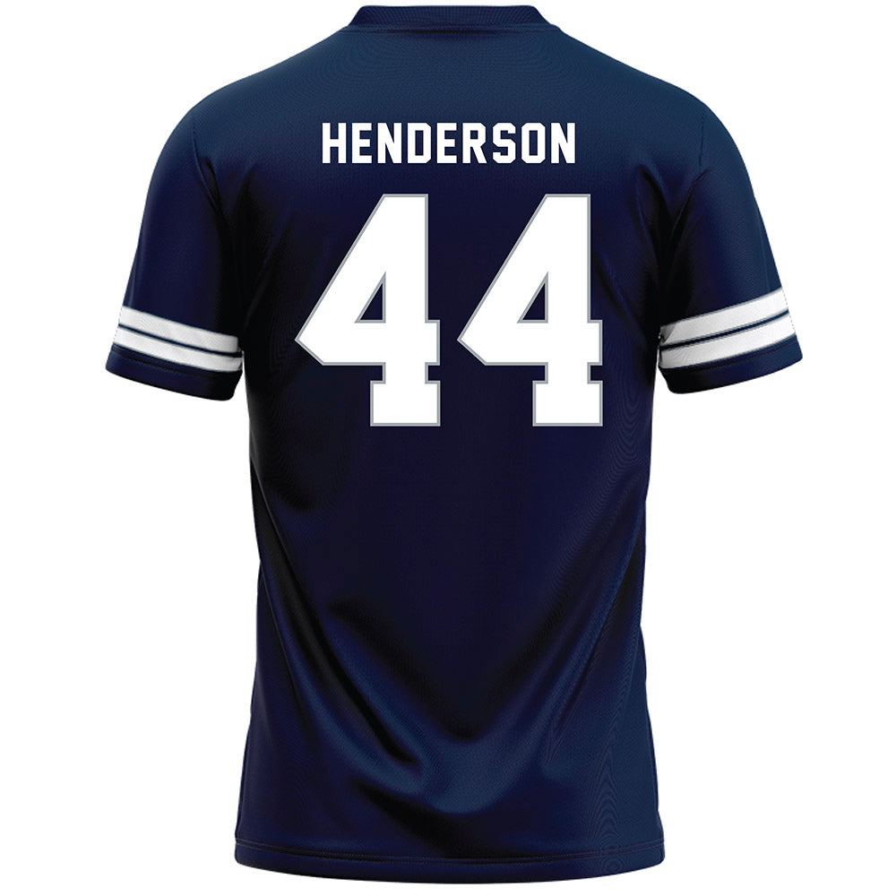 Penn State - NCAA Men's Lacrosse : Billy Henderson - Navy Lacrosse Jersey -1