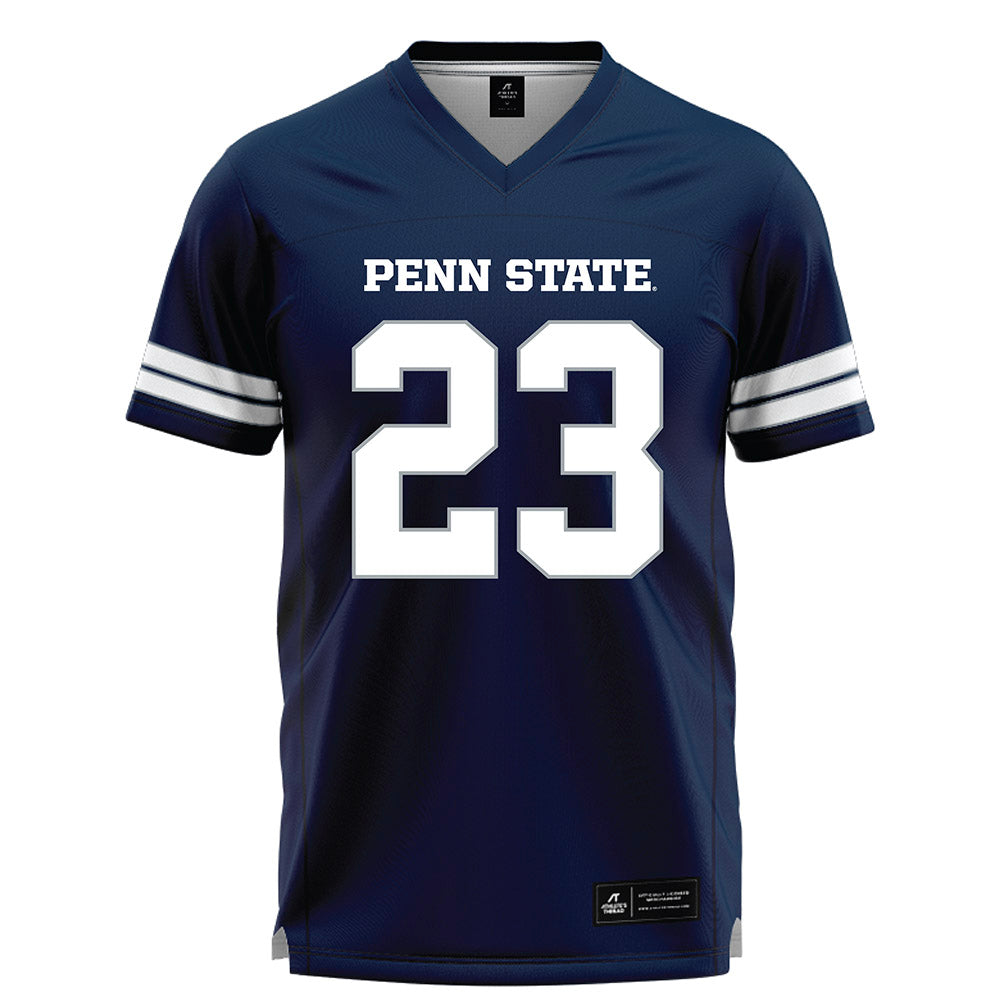 Penn State - NCAA Men's Lacrosse : Hunter Aquino - Navy Lacrosse Jersey -0