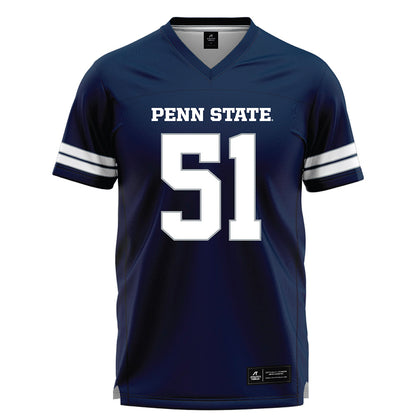 Penn State - NCAA Men's Lacrosse : Liam Matthews - Navy Lacrosse Jersey -0
