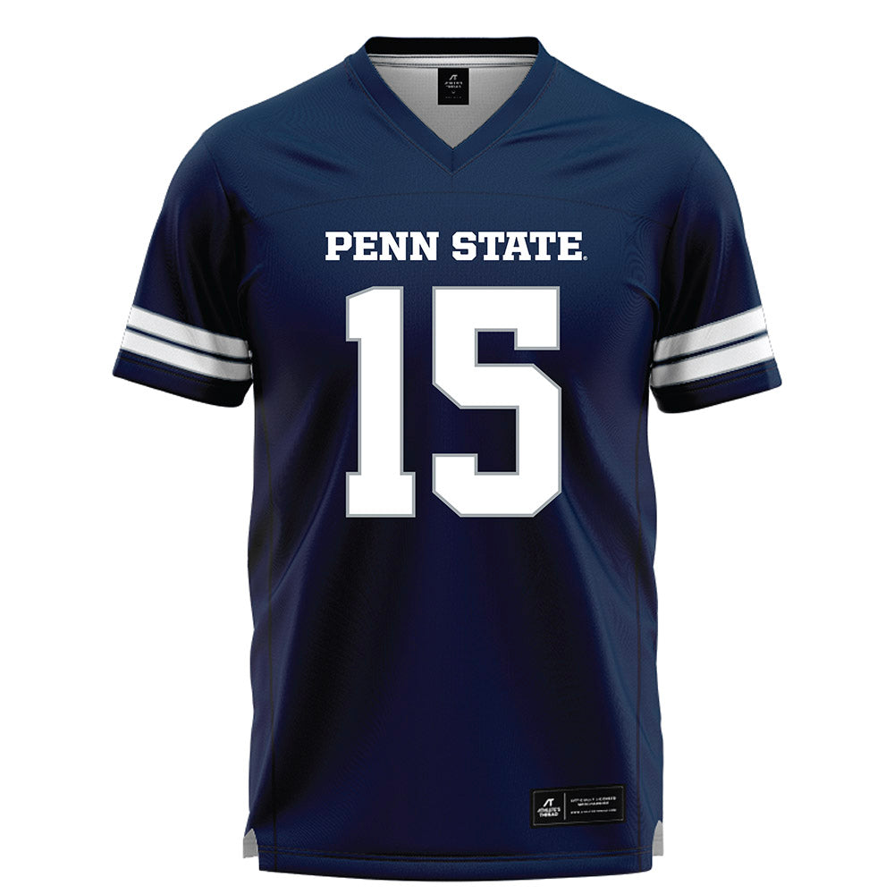 Penn State - NCAA Men's Lacrosse : Kris Henning - Navy Lacrosse Jersey -0