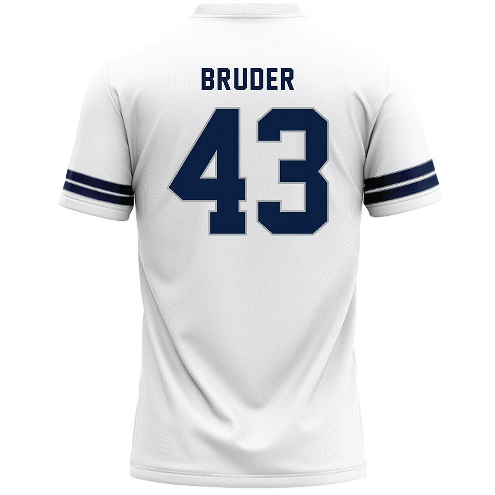 Penn State - NCAA Men's Lacrosse : Paul Bruder - White Lacrosse Jersey -1