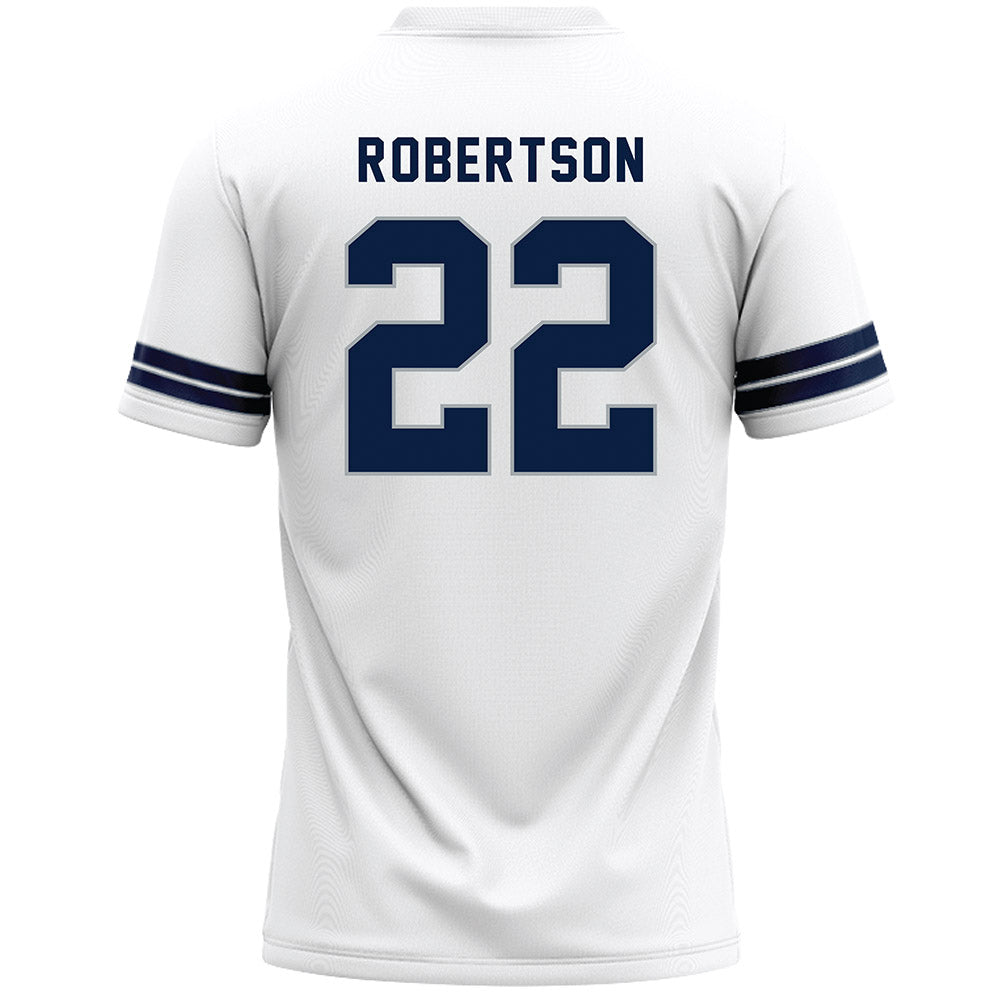 Penn State - NCAA Men's Lacrosse : Chase Robertson - White Lacrosse Jersey -1