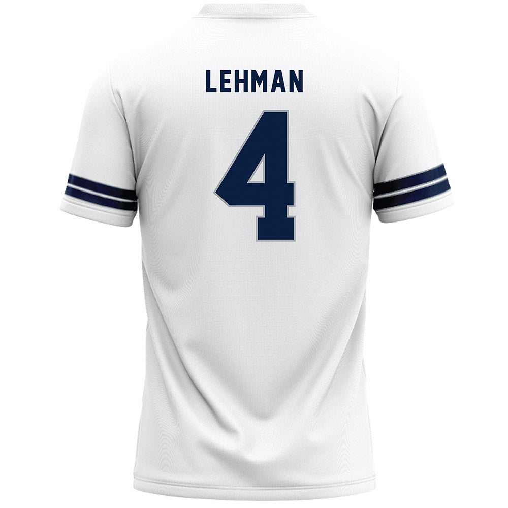Penn State - NCAA Men's Lacrosse : Kyle Lehman - White Lacrosse Jersey -1