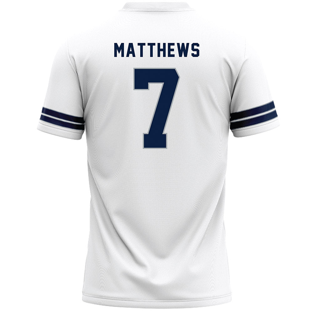Penn State - NCAA Men's Lacrosse : Ayden Matthews - White Lacrosse Jersey -1