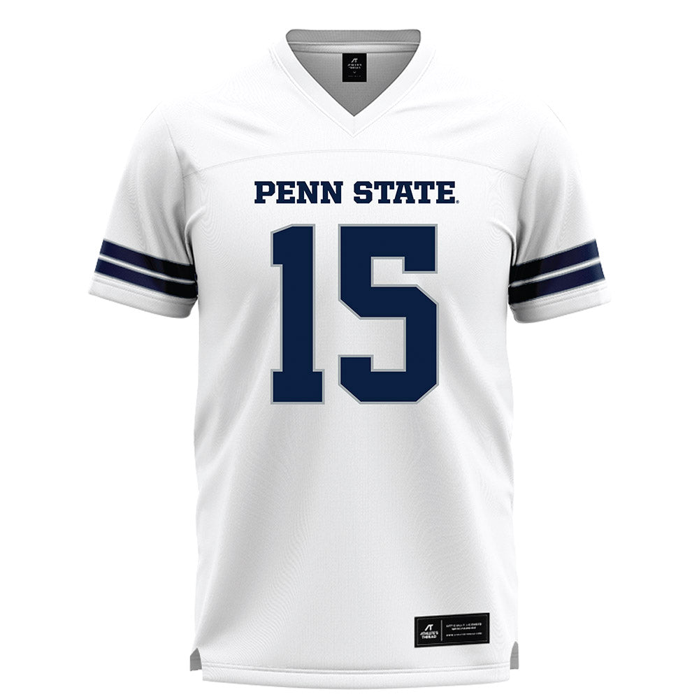 Penn State - NCAA Men's Lacrosse : Kris Henning - White Lacrosse Jersey -0