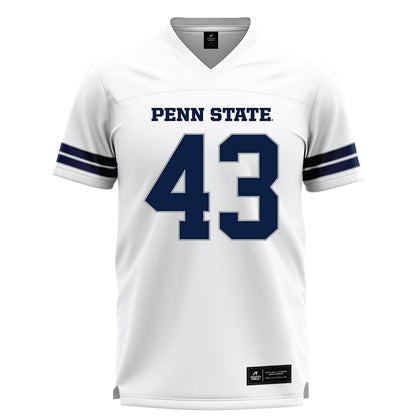 Penn State - NCAA Men's Lacrosse : Paul Bruder - White Lacrosse Jersey -0