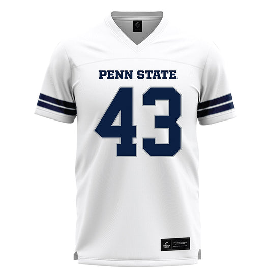 Penn State - NCAA Men's Lacrosse : Paul Bruder - White Lacrosse Jersey -0