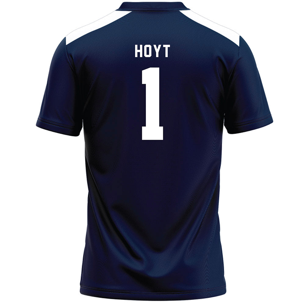 Penn State - NCAA Women's Lacrosse : Hannah Hoyt - Navy Lacrosse Jersey -1