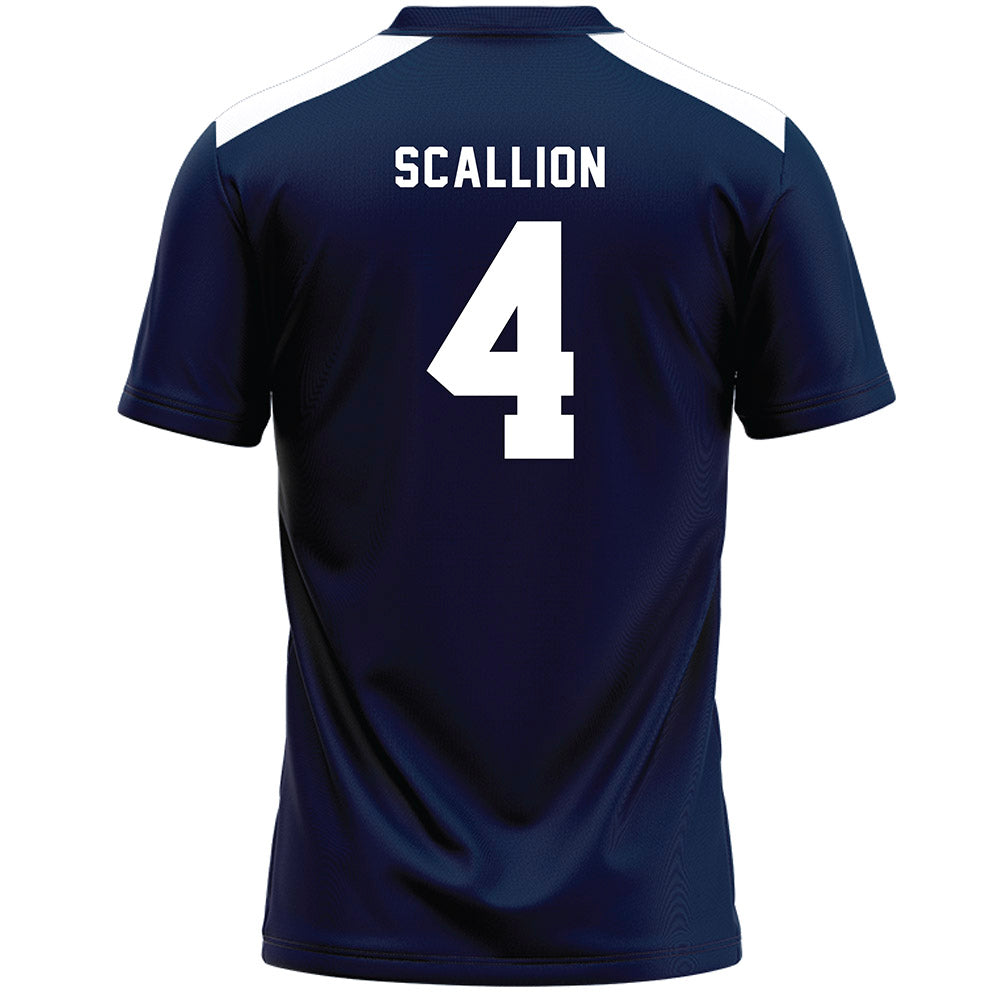 Penn State - NCAA Women's Lacrosse : Evelyn Scallion - Navy Lacrosse Jersey -1