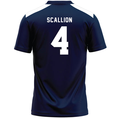 Penn State - NCAA Women's Lacrosse : Evelyn Scallion - Navy Lacrosse Jersey -1