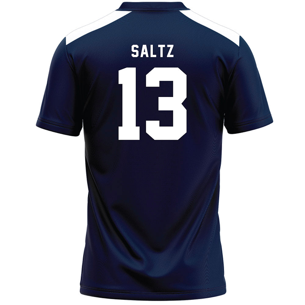 Penn State - NCAA Women's Lacrosse : Lauren Saltz - Navy Lacrosse Jersey -1