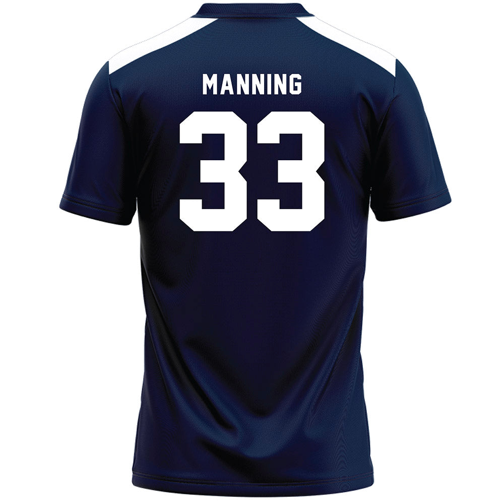 Penn State - NCAA Women's Lacrosse : Sydney Manning - Navy Lacrosse Jersey -1