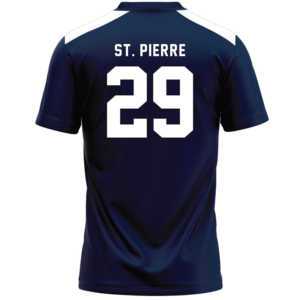 Penn State - NCAA Women's Lacrosse : Ryan St. Pierre - Navy Lacrosse Jersey -1