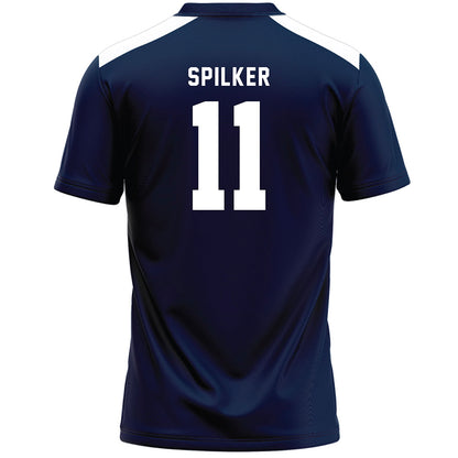 Penn State - NCAA Women's Lacrosse : Lilly Spilker - Navy Lacrosse Jersey -1