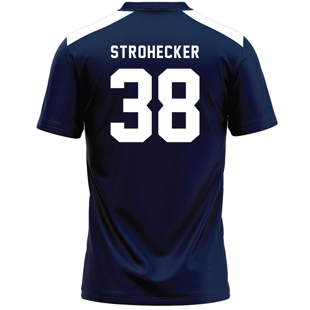 Penn State - NCAA Women's Lacrosse : Lily Strohecker - Navy Lacrosse Jersey -1