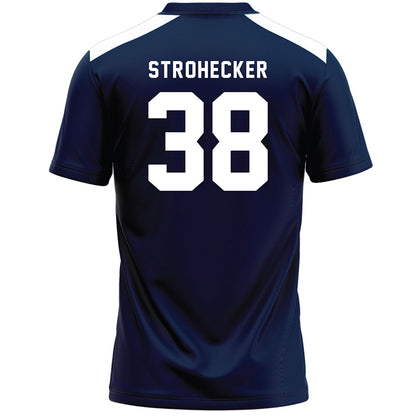 Penn State - NCAA Women's Lacrosse : Lily Strohecker - Navy Lacrosse Jersey -1